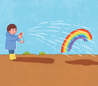 しぜんキンダーブック 6月号『にじ』